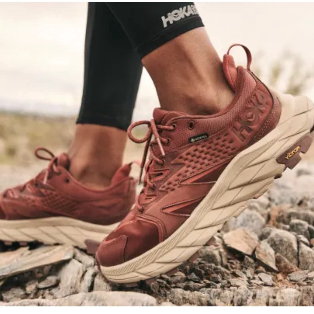 Hoka women’s Anacapa Low GTX Waterproof Leather Hiker 8.5